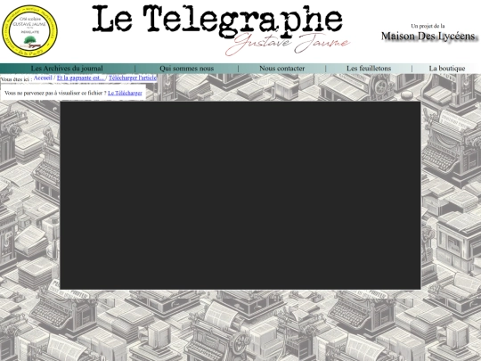 Le Télégraphe - Gustave Jaume/Articles/pdf0008 screenshot