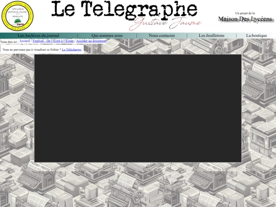 Le Télégraphe - Gustave Jaume/Articles/pdf0013 screenshot