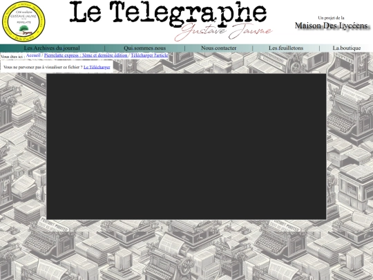 Le Télégraphe - Gustave Jaume/Articles/pdf0019 screenshot