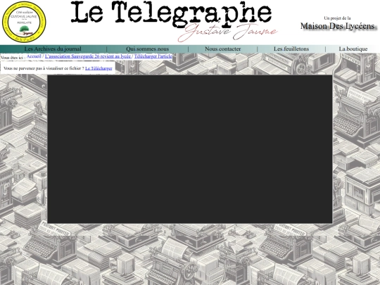 Le Télégraphe - Gustave Jaume/Articles/pdf0020 screenshot