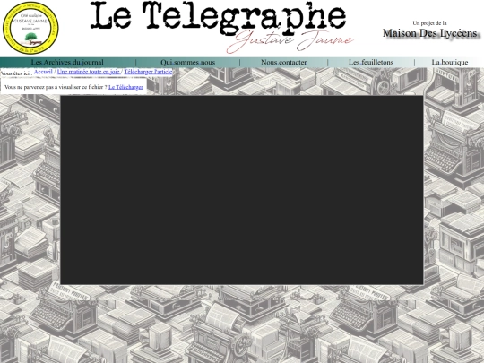 Le Télégraphe - Gustave Jaume/Articles/pdf0022 screenshot