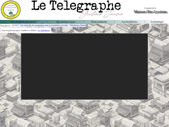 Le Télégraphe - Gustave Jaume/Articles/pdf0023 screenshot