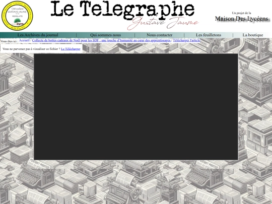 Le Télégraphe - Gustave Jaume/Articles/pdf0024 screenshot