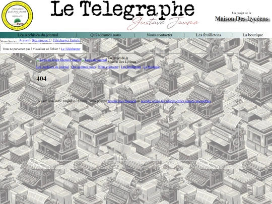 Le Télégraphe - Gustave Jaume/Articles/pdf0027 screenshot