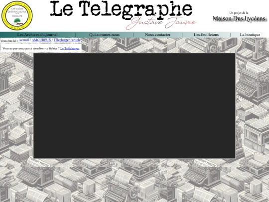 Le Télégraphe - Gustave Jaume/Articles/pdf0028 screenshot