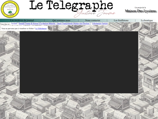 Le Télégraphe - Gustave Jaume/Articles/pdf0033 screenshot