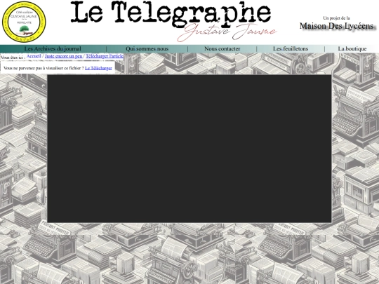 Le Télégraphe - Gustave Jaume/Articles/pdf0034 screenshot