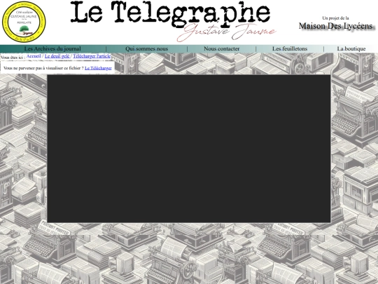 Le Télégraphe - Gustave Jaume/Articles/pdf0035 screenshot