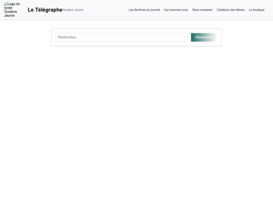 Le Télégraphe - Gustave Jaume/Recherche/Recherche screenshot