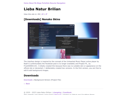 downloads/nanako-skins screenshot