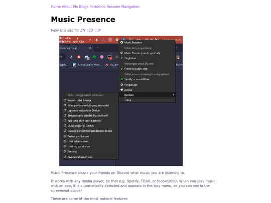 works/translation/music-presence screenshot
