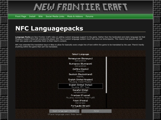 wiki/languagepacks screenshot