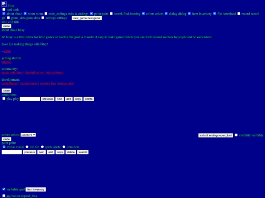 bitsy screenshot