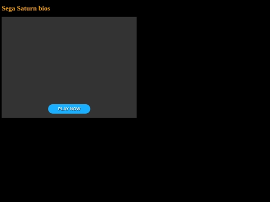 segasaturnbios screenshot