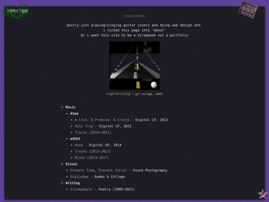 creations screenshot