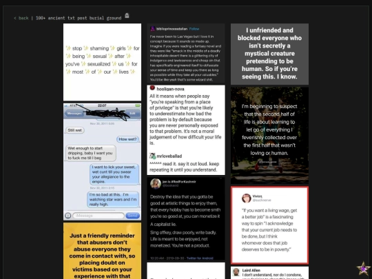 textpostdump screenshot