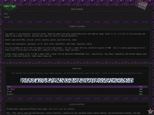 trackers screenshot