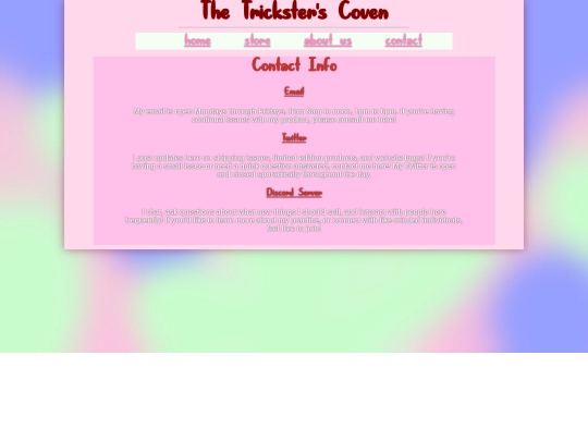 trickster/contact screenshot