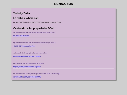 date screenshot