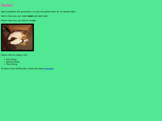index screenshot