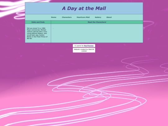 Characters screenshot