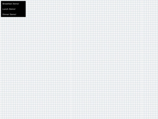 Menu_Assignment screenshot