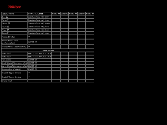 Scorecards/Scorecard3 screenshot
