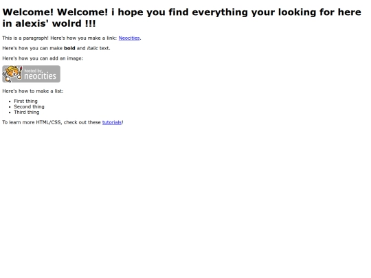 index screenshot