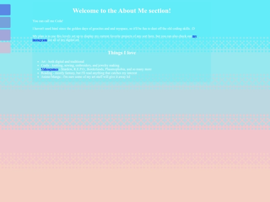 aboutme screenshot