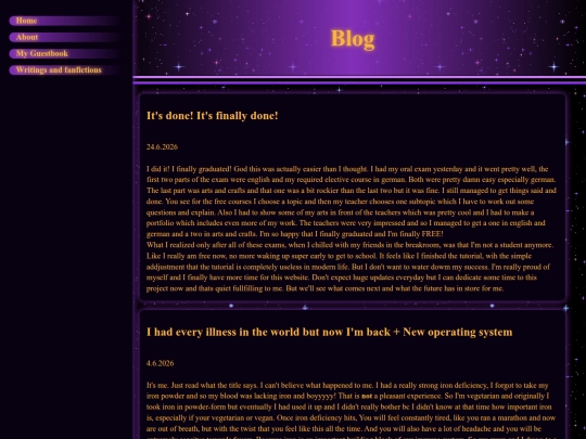 blog screenshot