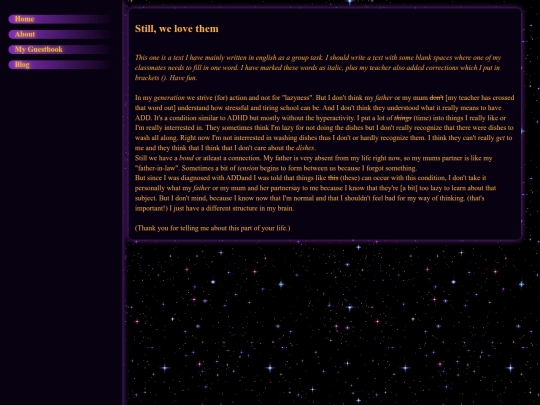 writings screenshot