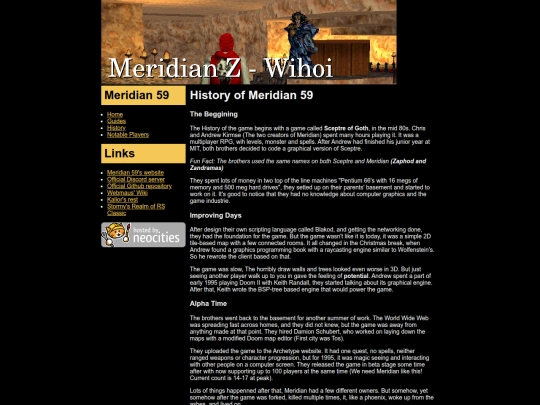 history screenshot