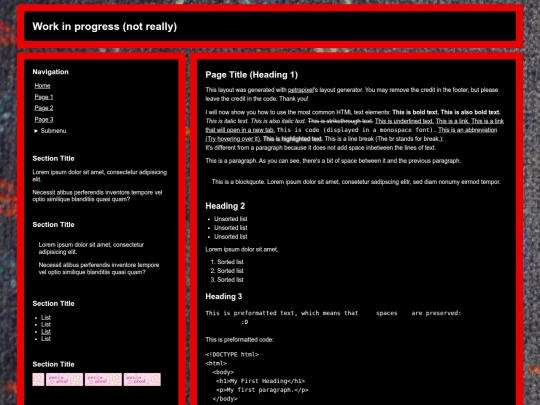 index screenshot