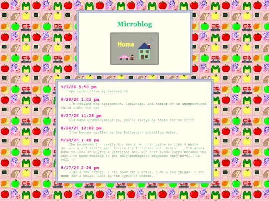 microblog screenshot