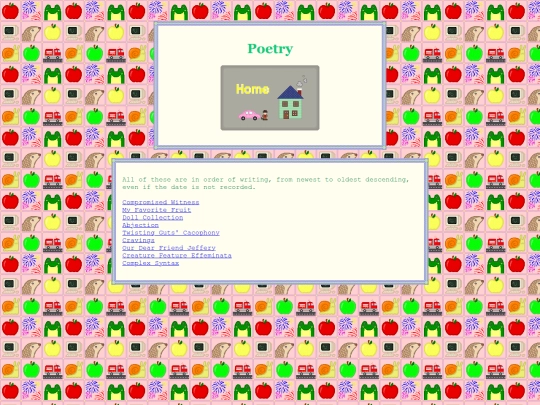 poetry screenshot