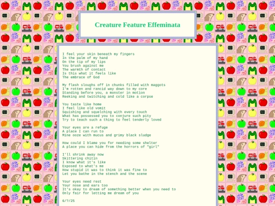 poetry/creaturefeature screenshot