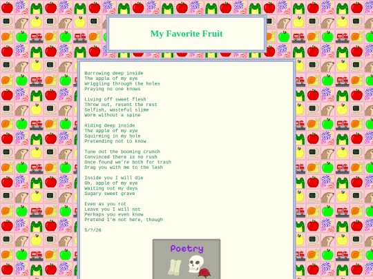 poetry/myfavoritefruit screenshot
