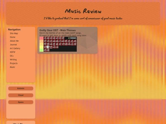 MusicReview screenshot