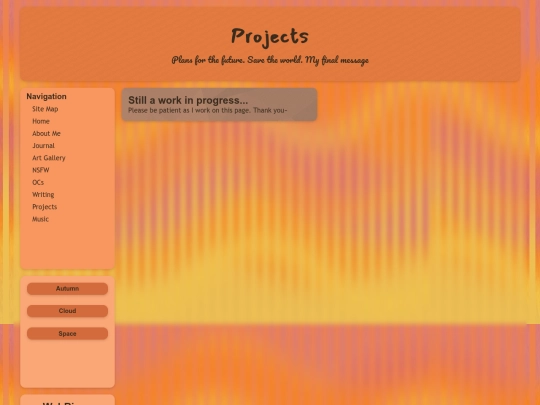 Projects screenshot