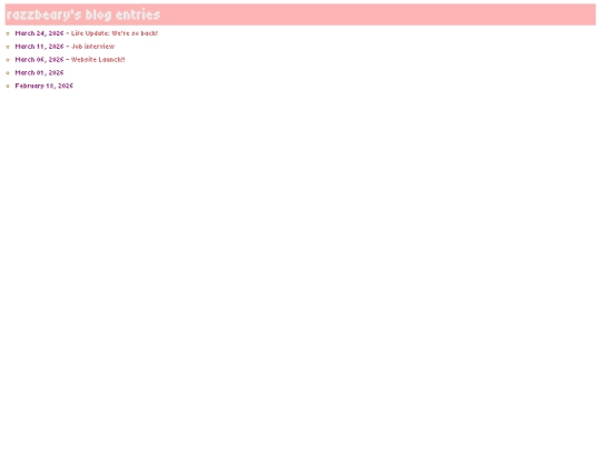 blog screenshot