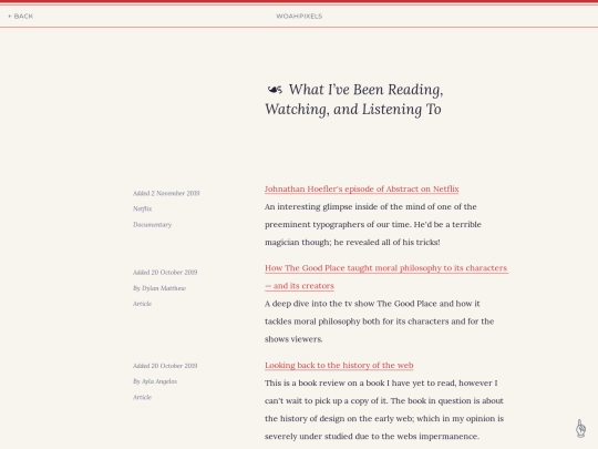list/of-stuff-00 screenshot