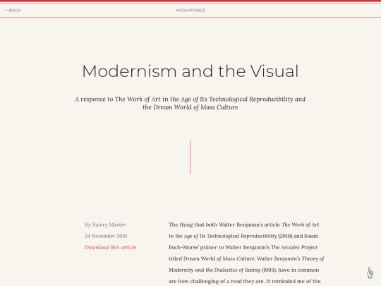 posts/2019/modernism-and-the-visual screenshot