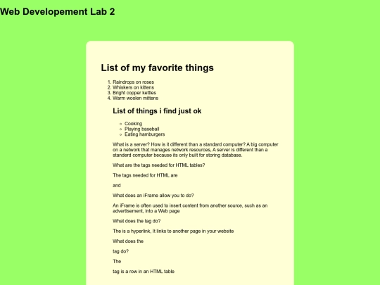 Webdevelopement/webDev2 screenshot