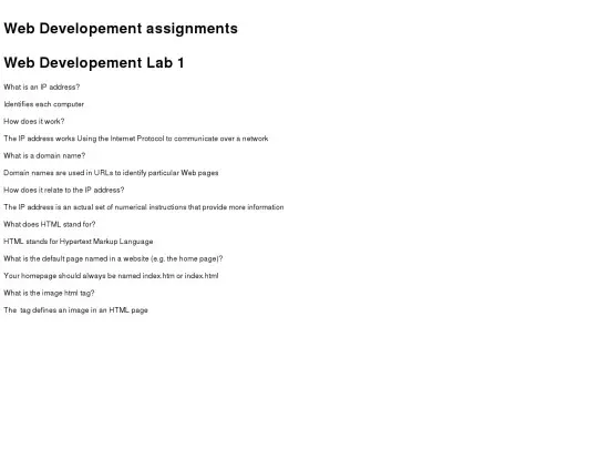 Webdevelopment/webDev screenshot