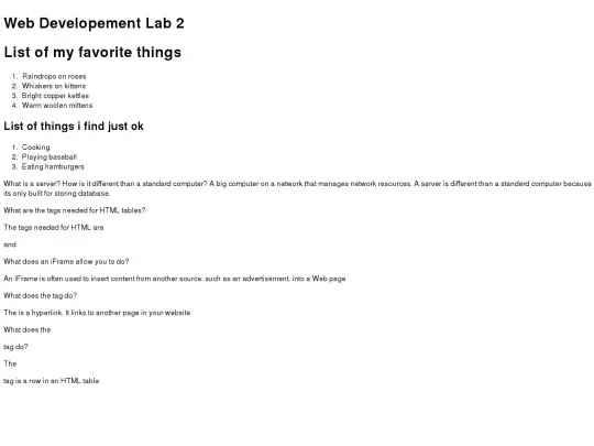 Webdevelopment/webDev2 screenshot