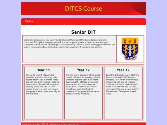 Course screenshot