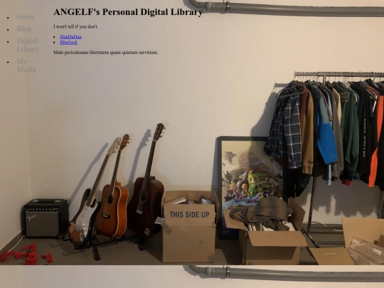 Home/digitalLibrary screenshot