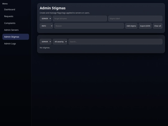 admin-stigmas screenshot