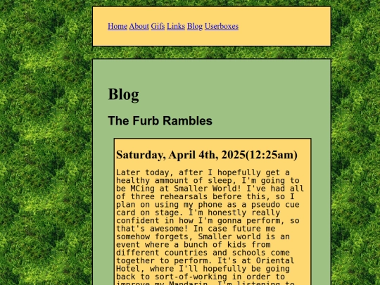 blog screenshot