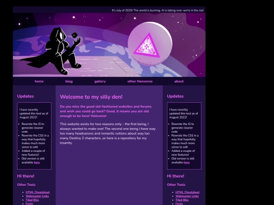 blog screenshot
